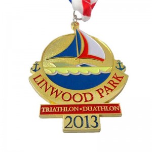 Design personalizat propriul dvs. medalie Sporturi Tăiați medalii de aur înot Medalie de dans de alergare