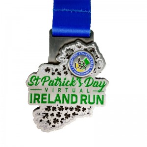 Panglică personalizată Silicon Epoxy Sport Competiție Awards Run Medal pentru alergare