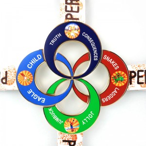 Medalia combinată a premiilor metalice personalizate ieftine